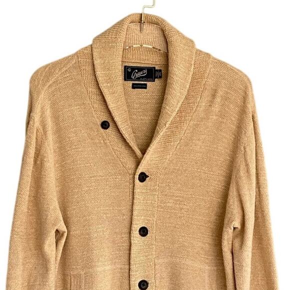 Grayers Clothiers cotton men’s shawl cardigan sweater size medium - Picture 3 of 6
